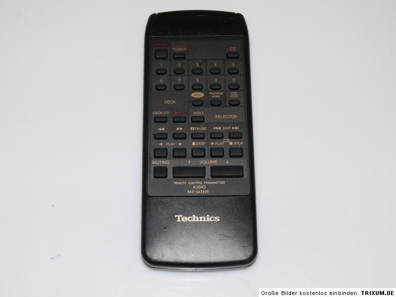 Originale Fernbedienung Technics RAK SA302E