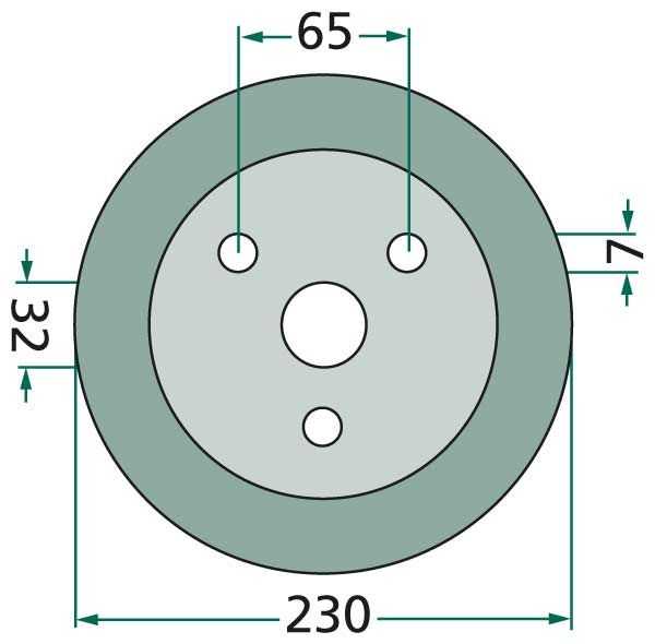 Membrane für Weidepumpe Oase