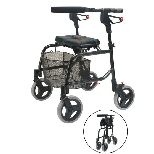 Leichtgewichts Rollator neXus Russka faltbar Gehwagen