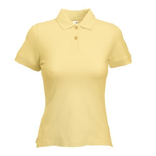 Damen Polo Poloshirt Fruit of the Loom XS S M L XL XXL