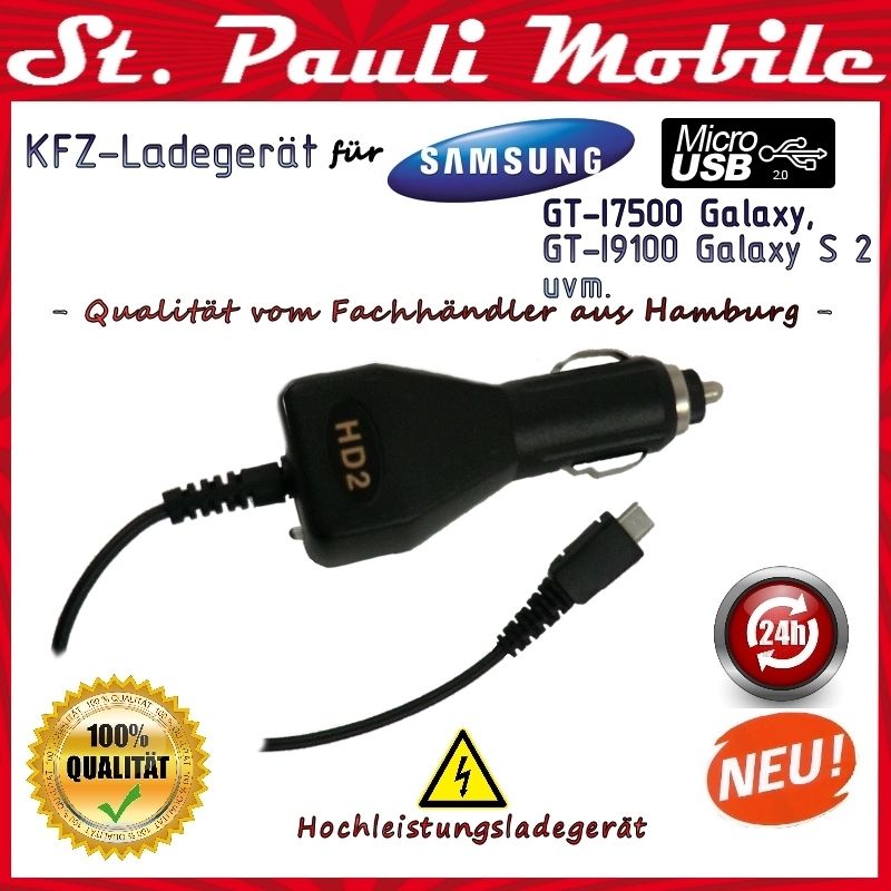 Ladegeraet Ladekabel fuer SAMSUNG I909 Galaxy S GT S5330 Wave 533 NEU