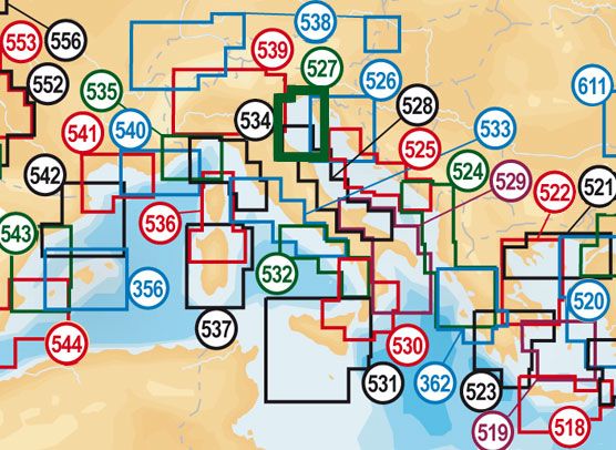 Navionics elektronische Seekarte Gold Small XL (diverse Regionen