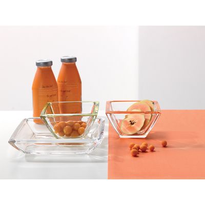 LEONARDO Deko Obst Dessert Schalen Set Orange 4tlg. 086422 NEU OVP