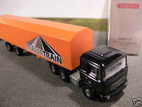 87 Wiking 548 Z MAN F2000 SZ Trailer Train