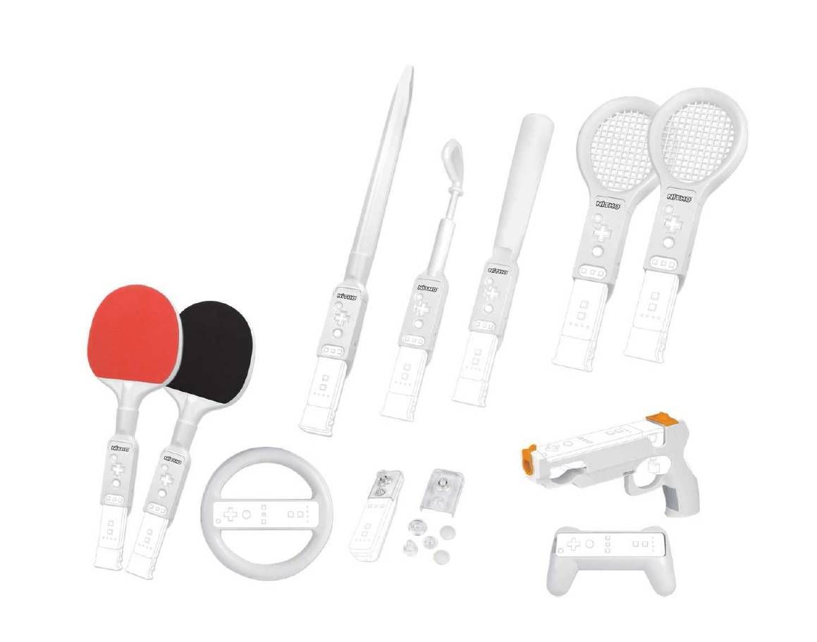 Nitho MEGA SET Tisch Tennis Pistole Wheel Golf Schwert Baseball für