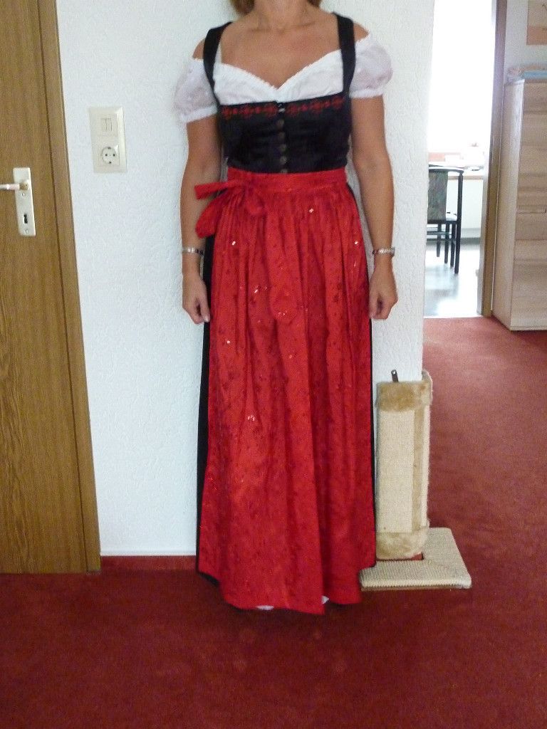 Dirndl Trachtenkleid Berwin & Wolff Gr. 38 wie neu lang schwarz