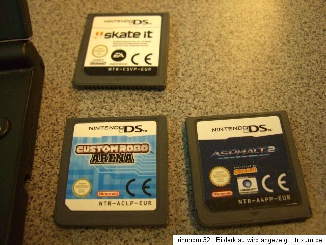 NINTENDO DSi KONSOLE POKEMON EDITION MIT 4 SPIELEN*NINTENDOGS