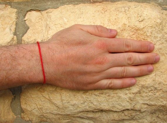 Authentische Einzigen Kabbala Armbänd Bösen Blick Rot