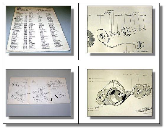 Solo 565 566 Motorhacke Ersatzteilliste Spare Parts