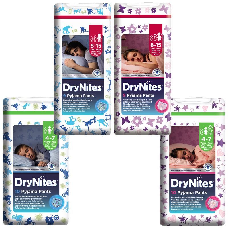 Huggies DryNites Pyjama Pants, Bettnässen   6 Packungen für Jungs