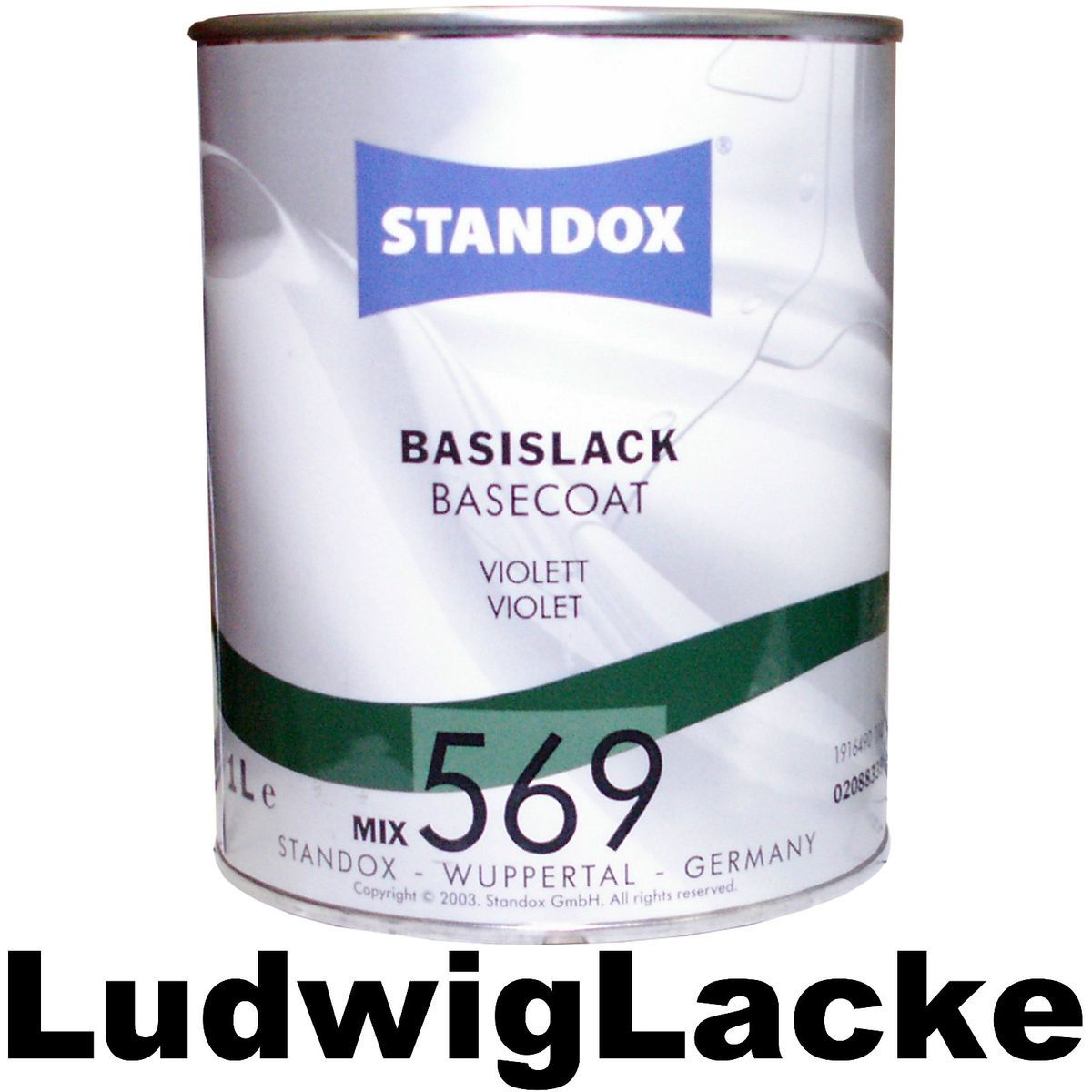 Liter Standox Autolack für Mischmaschine 569 Violett