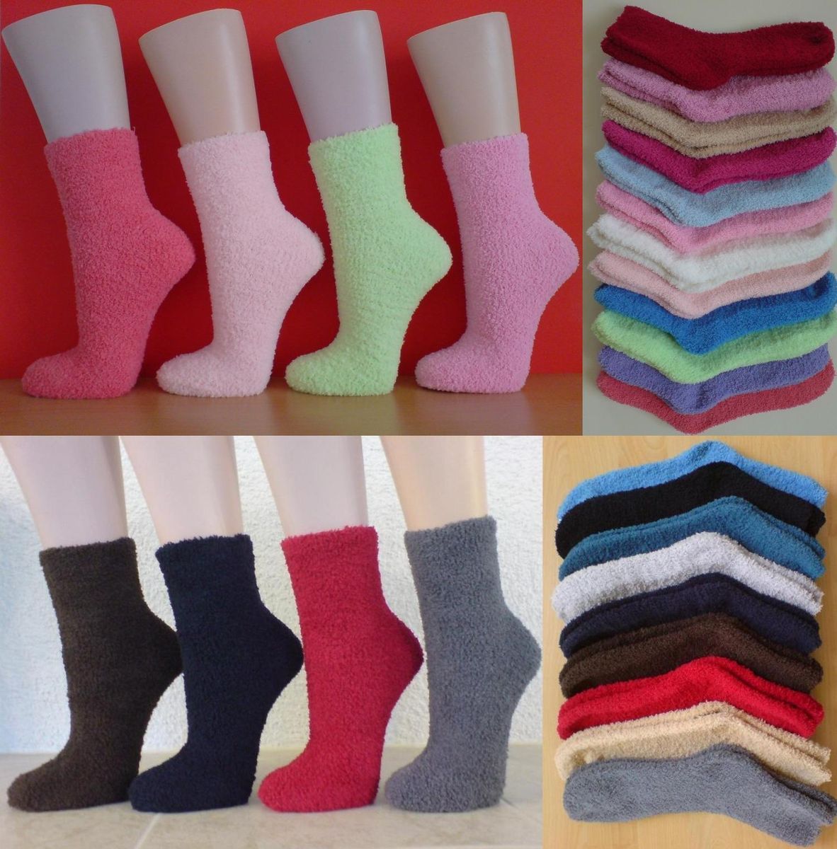 PAAR KUSCHELSOCKEN   FLAUSCHSOCKEN   BETTSOCKEN   FX