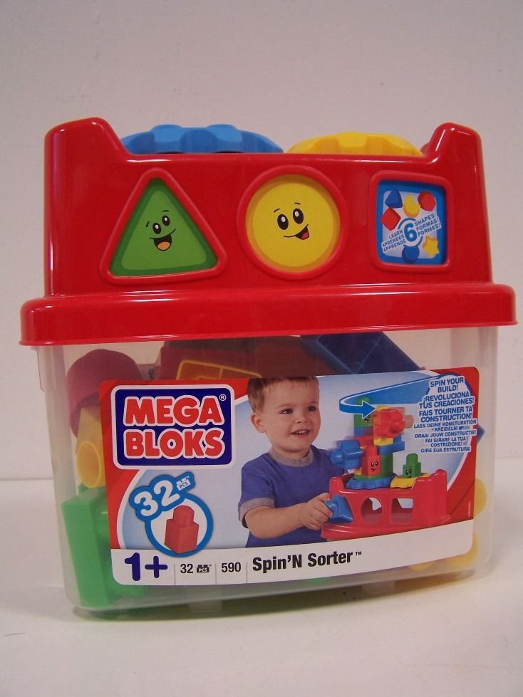 MEGA BLOKS   Set 590 SpinN Sorter NEU & OVP ab 1 Jahr