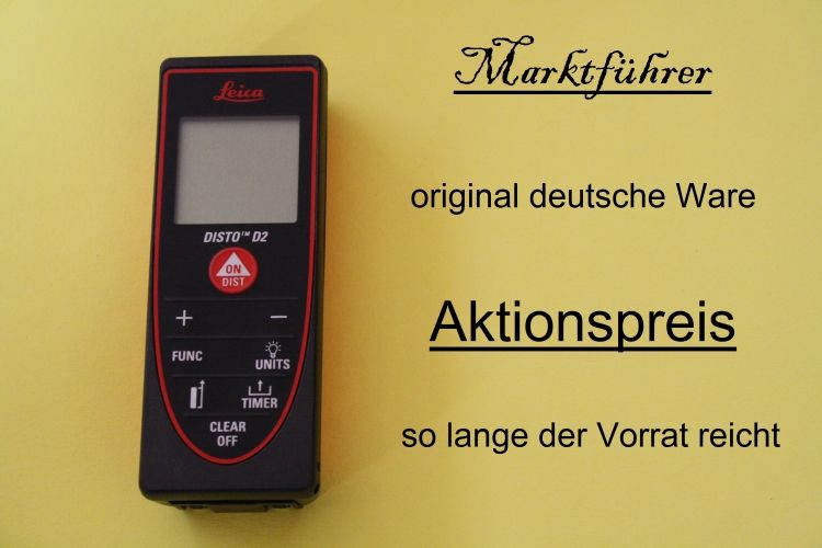 Leica Disto D2, Distanzmessgerät