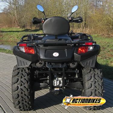 HUNTER 600 EFI 4x4 QUAD V2 MOTOR ATV SCHWARZ STRASSENZULASSUNG