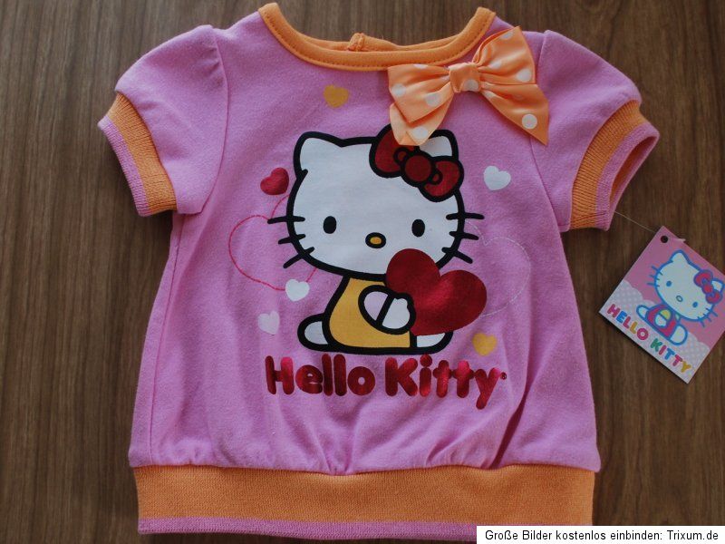 Neu~USA~HELLO KITTY~50 56~T Shirt+Hose~2 tlg ~Sommer~Mädchen~Set