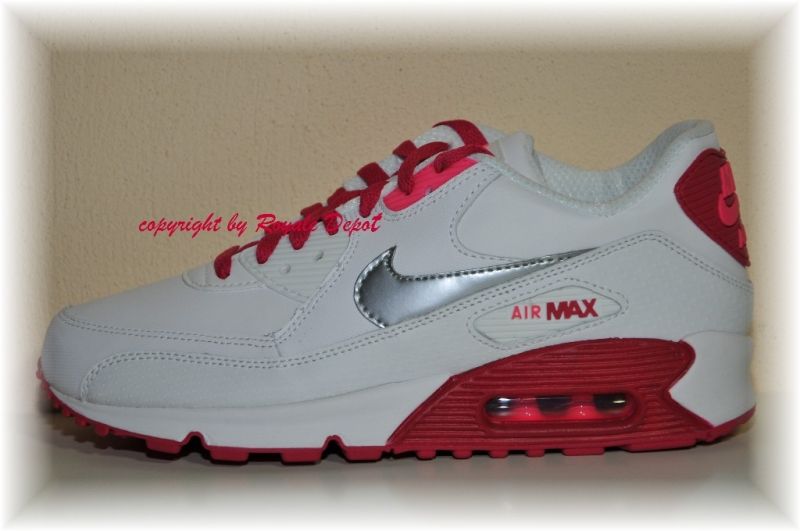 NIKE AIR MAX 90 2007 GS 345017 110 weiß pink Gr 36 37 38 39 neu