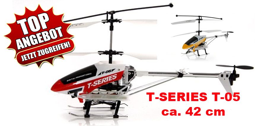 RC HUBSCHRAUBER HELICOPTER DIGITAL T SERIES T 605 T 05 GYRO 3D 3 KANAL