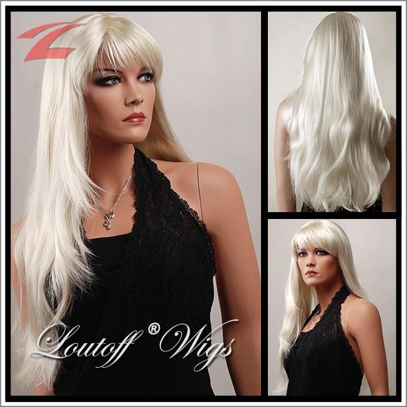 NEU Perücke Wig Haar Blond Lang Gelockt S678 613