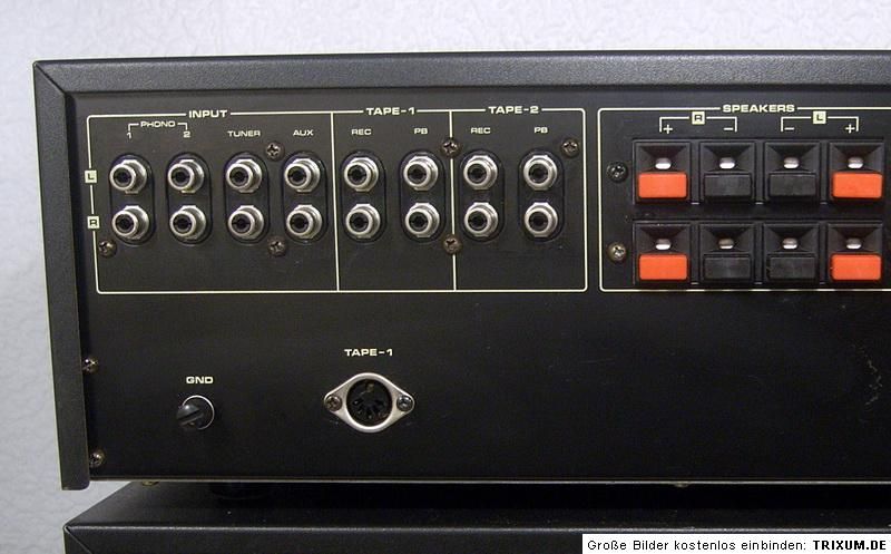 Sanyo Receiver DCA 611 und Tuner TMF 611LK. Klasse Geräte.