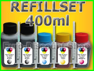 NACHFÜLLTINTE für LEXMARK S305 S605 S405 S505 REFILLSET