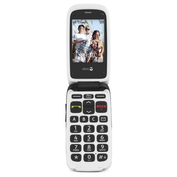 Seniorenhandy Doro PhoneEasy 612 schwarz weiss Handy ohne Vertrag