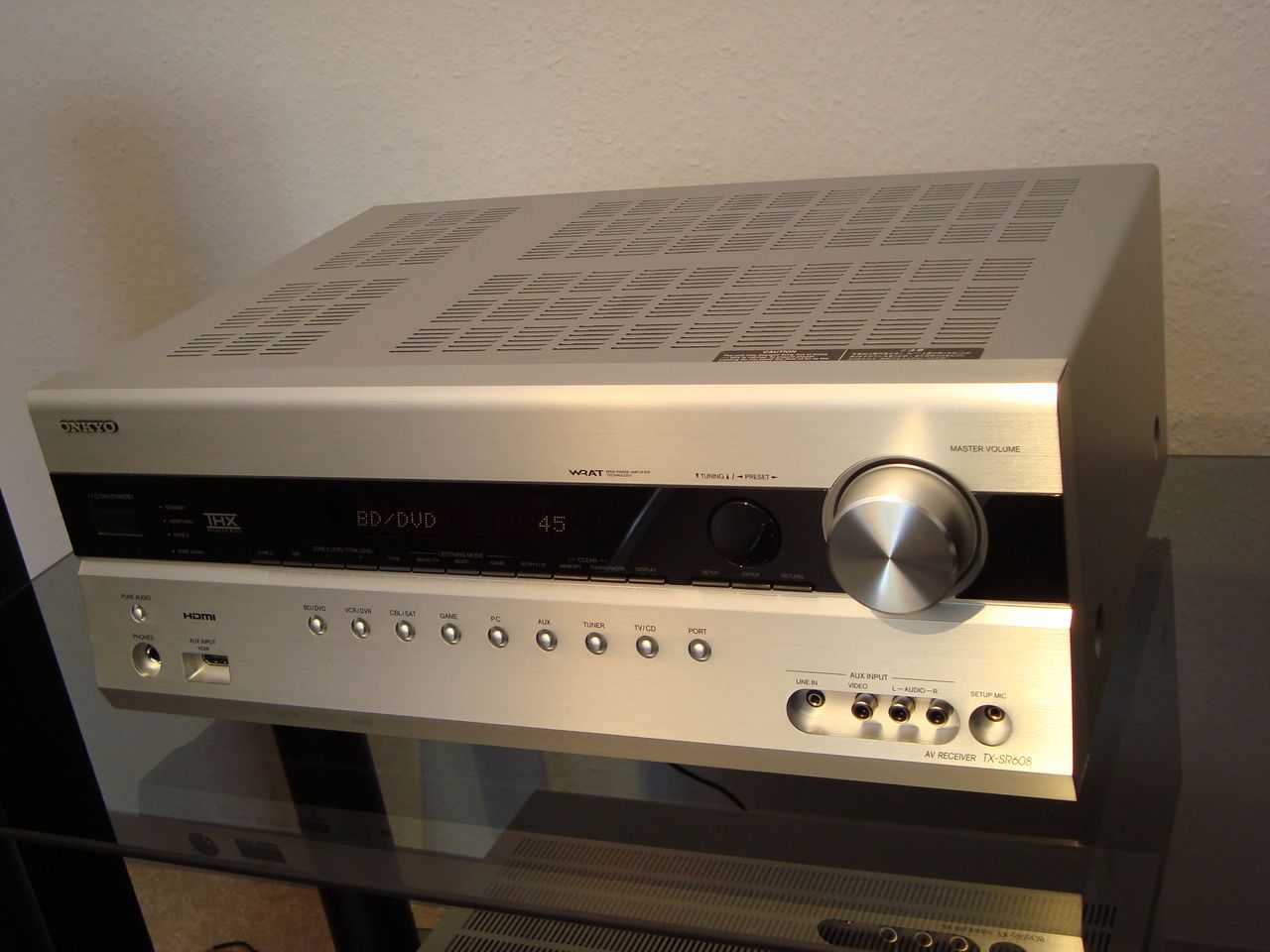 Onkyo TX SR608 7.1 Kanal AV Receiver, 3D