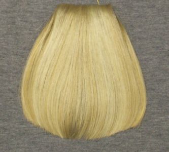 Tolles Haarteil   falscher Pony zum Anclipsen Blond Mix