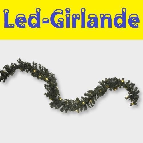 LED Tannengirlande Ottawa 5m 72 LED warm weiss 612 18