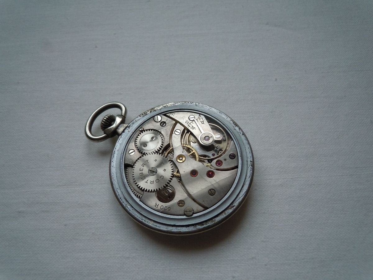 Cortebert cal. 620R pocket watch (Rolex caliber 618) movement