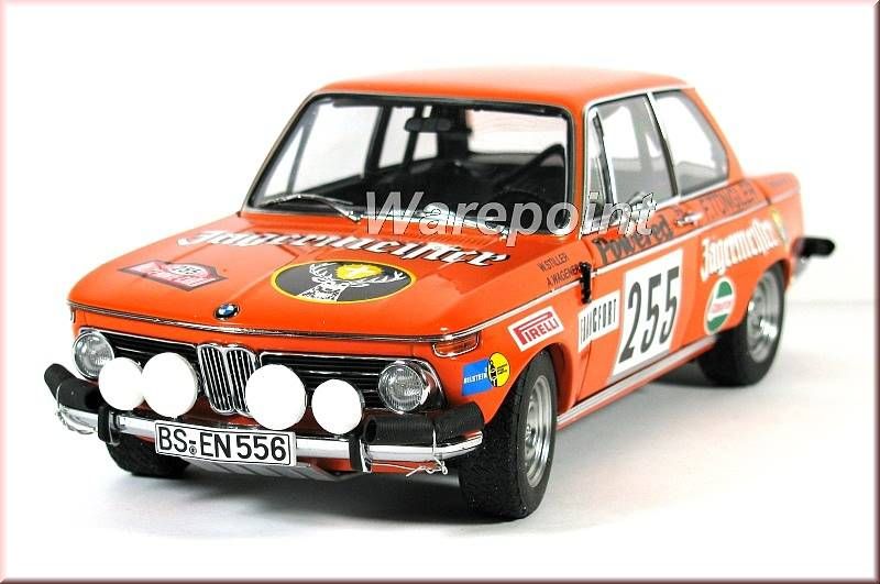 BMW 2002 MONTE CARLO Rallye 1973   Jägermeister   118   AUTOART