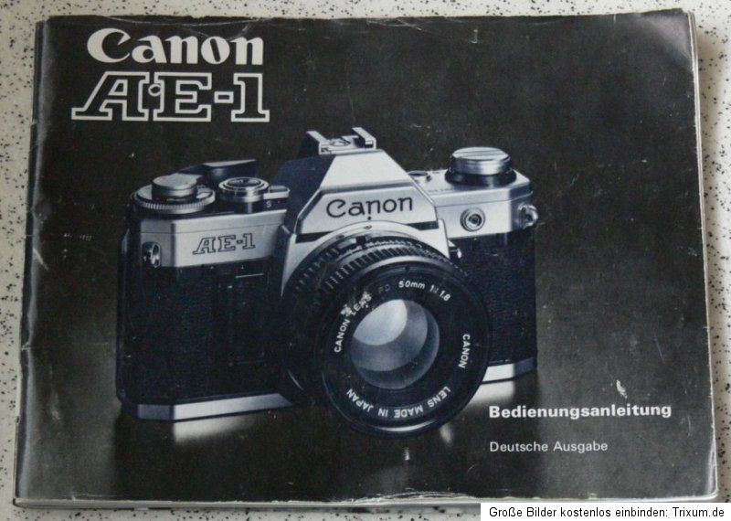 Spiegelreflexkamera Canon AE 1 Body ohne Objektiv   FD   Sehr gut