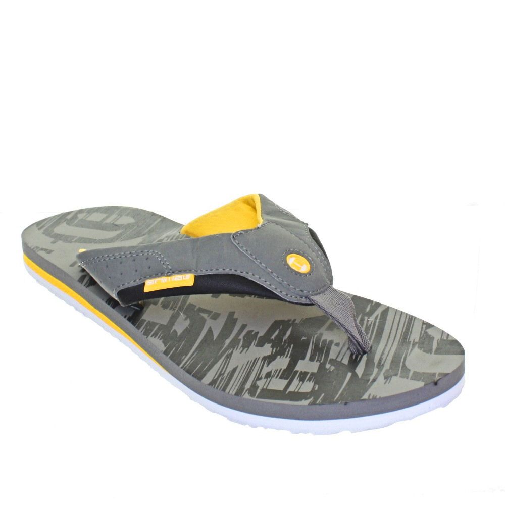 Herren Flip Flops Animal AOP Jekyl Schwarz EVA Surf Strand