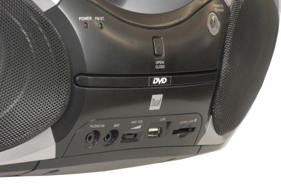 Boombox mit DVD DVB T 7 Zoll Display CD  Player Radio USB SD Card