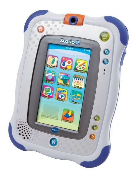 VTech Storio 2 blau 80 136804 Lernspielzeug Kindercomputer Lern Tablet