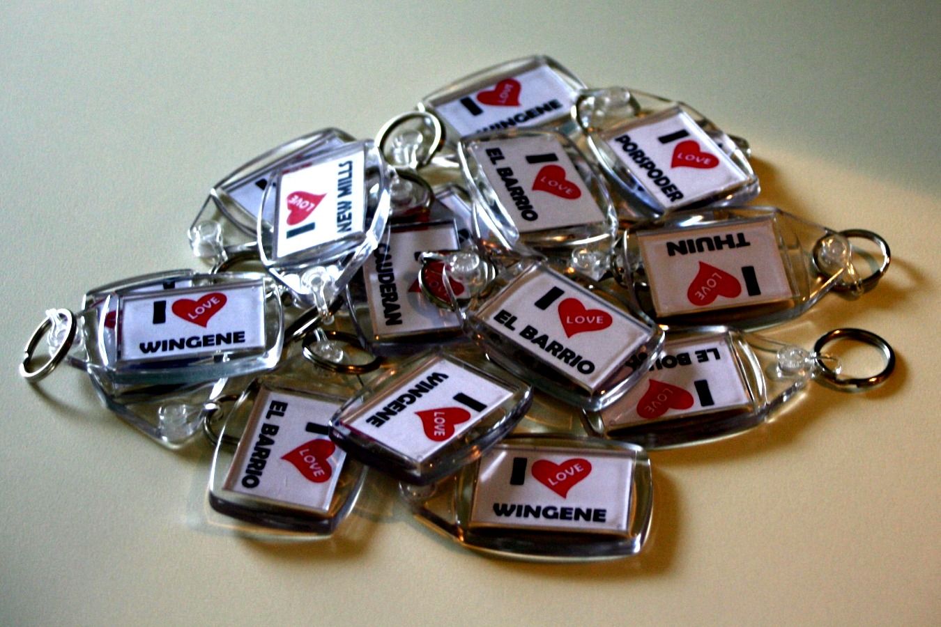 BR I Love VIDEIRA  1 KeyRing + 1 Fridge Magnet