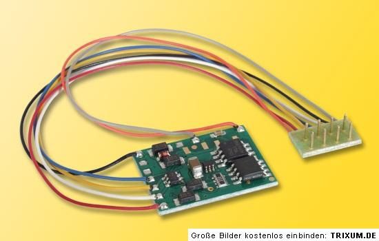 Viessmann 5238   Multiprotokoll Lokdecoder mit Stecker, Railcom fähig