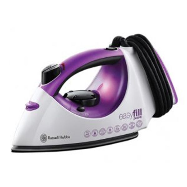 Russell Hobbs Dampfbügeleisen Easy Fill 17877 56 Weiss Violett +NEU+