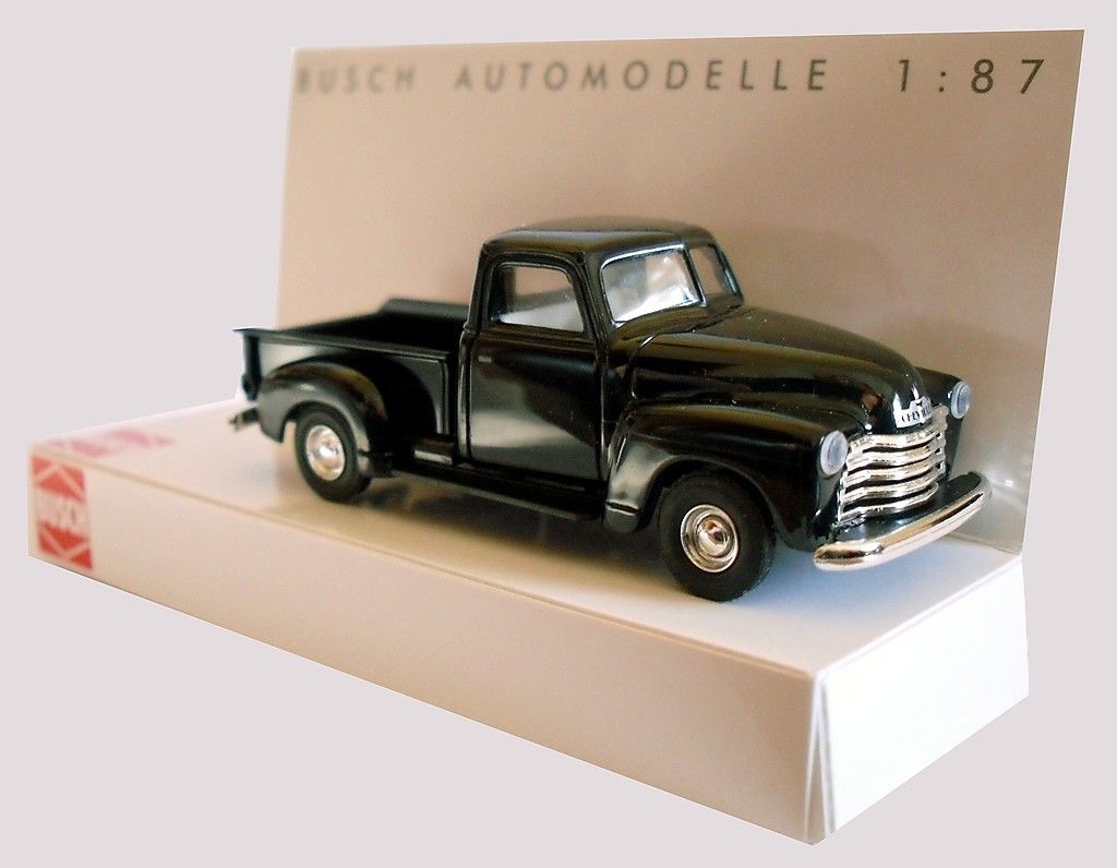 BUSCH 48200 Chevrolet Pick up (1950) schwarz 187