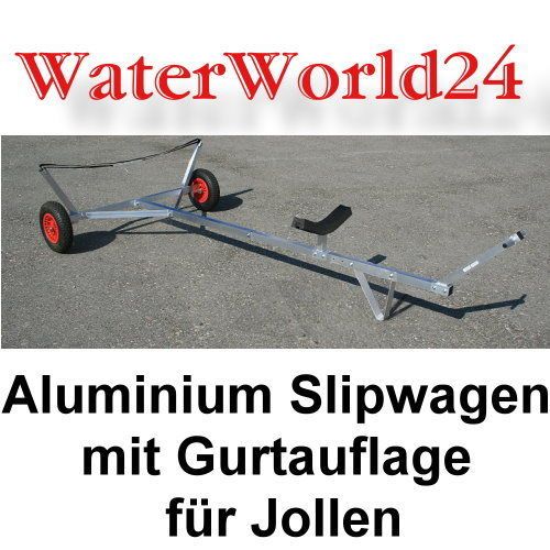 Alu Aluminium Slipwagen für Jolle Segelboot Optimist