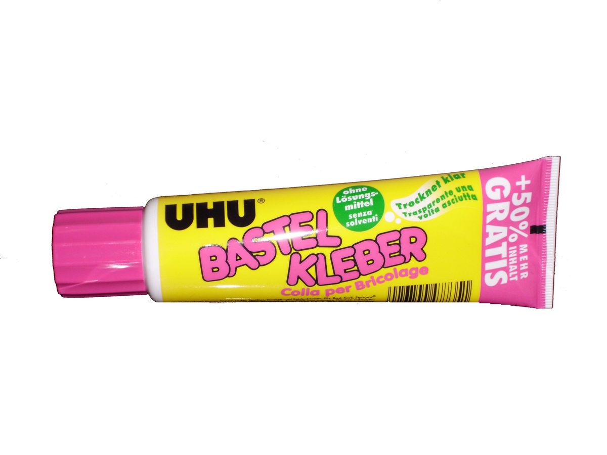 UHU (47735) Bastelkleber 60g + 50% GRATIS (5,82€/100g) Klar