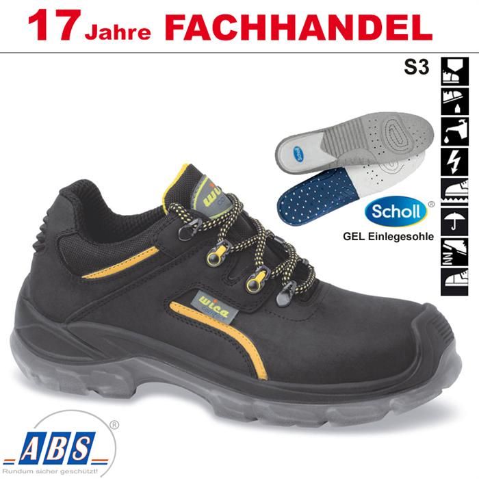 WICA Sicherheitsschuhe S3 Arbeitsschuhe Gr 46 Sportliche Halbschuhe