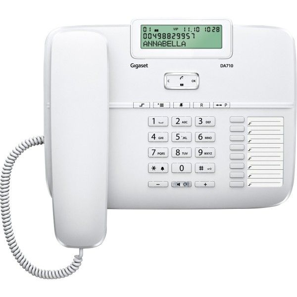 Gigaset DA710 schnurgebundenes Telefon weiss