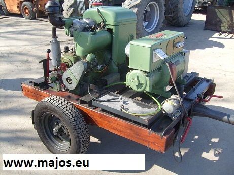 Deutz F2L 712 Mafell Stromagregat 220/380 V auf Lafette