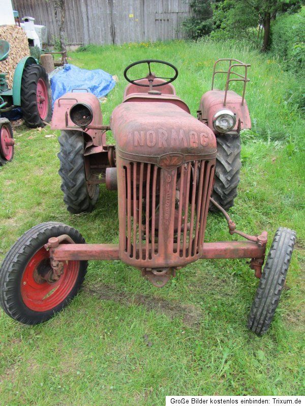 ANTIK NORMAG SCHLEPPER TRAKTOR TRECKER OLDTIMER TYP C10 BAUJAHR 1953