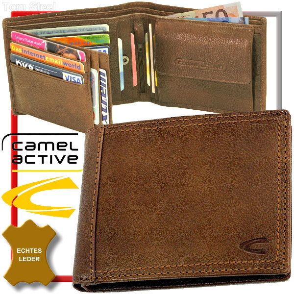 CAMEL ACTIVE(braun)HERREN GELDBÖRSE(Leder)PORTEMONNAIE GELDBEUTEL