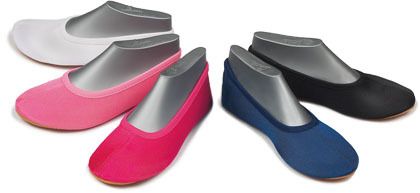 Beck Gymnastikschuhe Glanzsatin 070 Ballett Schläppchen