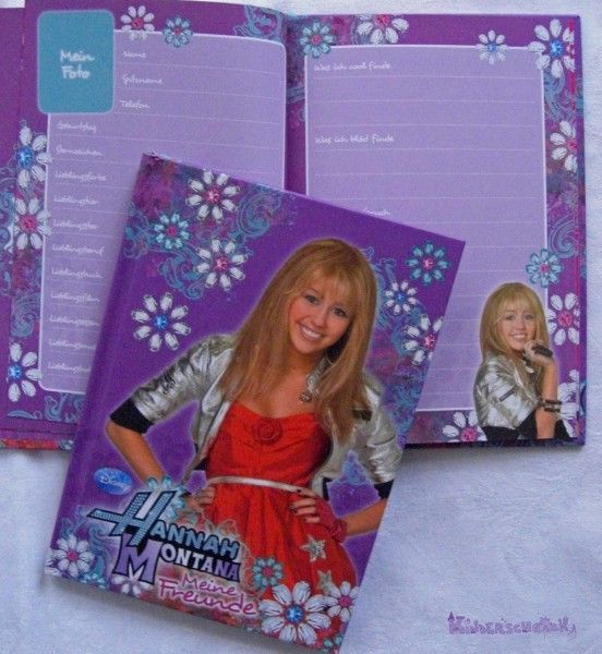 HANNAH MONTANA Freundebuch Freundschaftsbuch Freunde