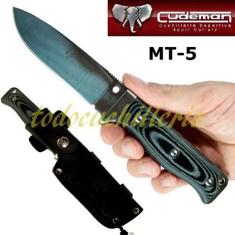 CUCHILLO CUDEMAN MT5 MICARTA CAZA MESSER COUTEAU KNIFE MESSER COLTELLO