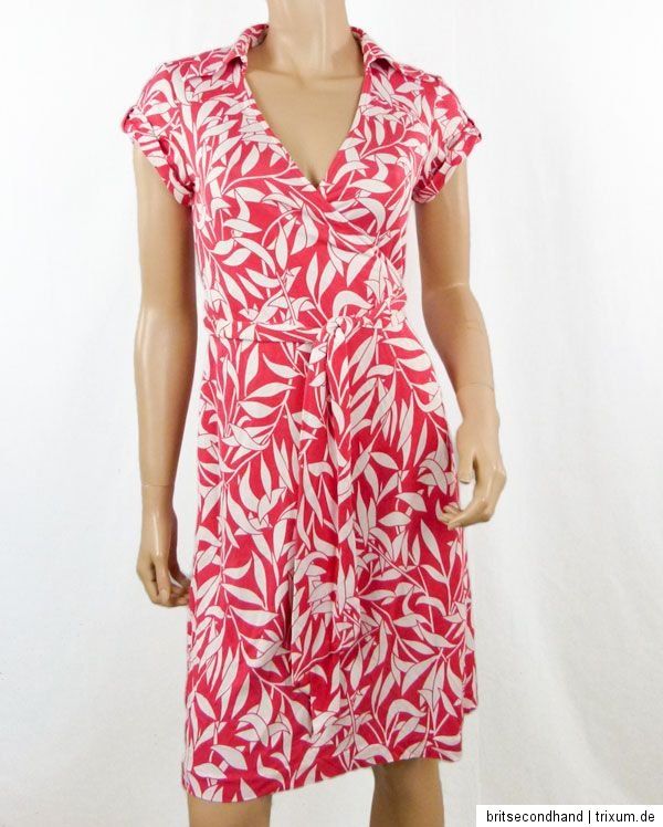 Diane von Fürstenberg Vintage Wickelkleid Kleid 100% Seide Silk Gr.4